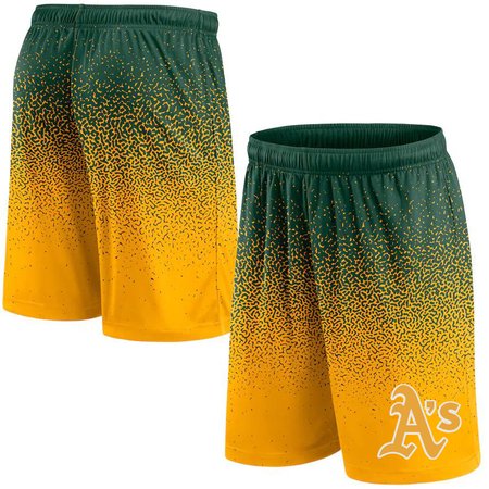 Oakland Athletics Graduated Yellow Shorts